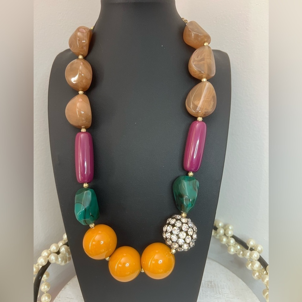 Celeste Michelle Bali Nights Necklace for Anthropologie 24” D5